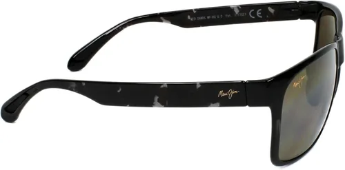 Vista 3 de Maui Jim Gafas de sol rectangulares polarizadas Red Sands para hombre y mujer