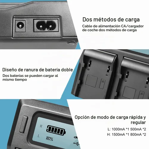 Vista 5 de BM Premium Paquete de 2 baterías LP-E19 de alta capacidad y cargador para cámaras Canon EOS R3, EOS 1D X Mark III, EOS 1D X Mark II, EOS 1DX, EOS