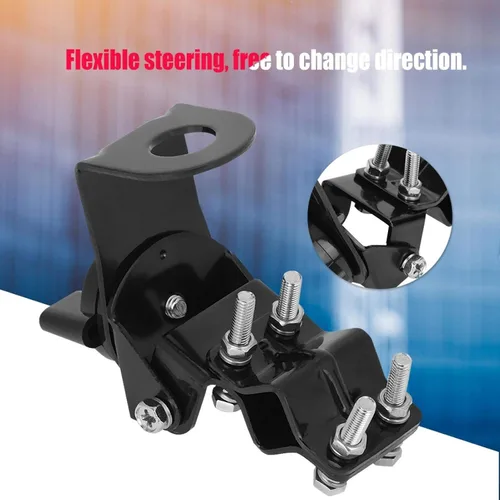 Vista 5 de Soporte de antena de radio de coche, montaje de antena móvil ajustable de 360°, soporte de montaje resistente de acero inoxidable para vehículo