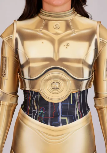 Vista 6 de Disfraz de Mujer C3PO de Star Wars Multicolor