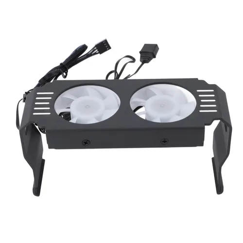 Vista 2 de RAM ARGB, ventilador de refrigeración de memoria RAM, memoria eficiente de disipación de calor, para DDR DDR2 DDR3 DDR4 DDR5 (negro)
