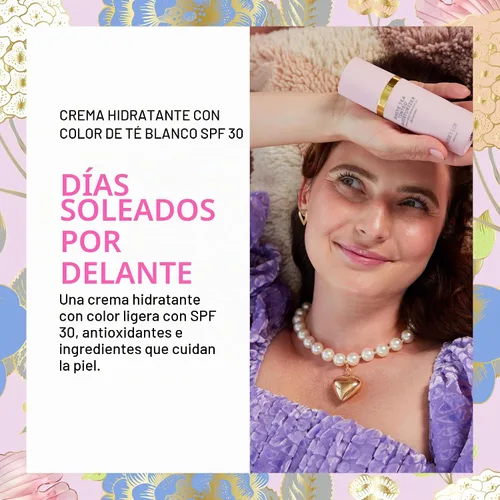 Vista 2 de WINKY LUX Crema hidratante teñida de té blanco SPF 30 - Fair, ligera 1 - Feria