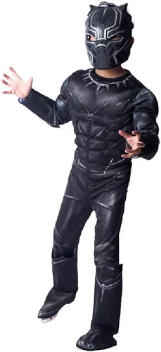 Vista 5 de Ropa de pantera negra para niños, disfraces de fiesta de Halloween