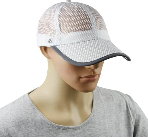 Vista 6 de Gorra De Béisbol Malla Transpirable unisex. Gorra con protección anti UV ajustable Snapback Tenis Golf Running Pesca Ciclismo