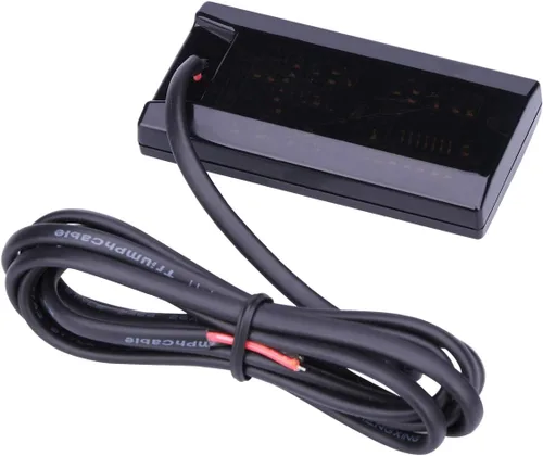 Vista 8 de Voltímetro digital de auto DC 12 V – AIMILAR con pantalla LED, medidor de voltaje para auto o motocicleta (Azul)