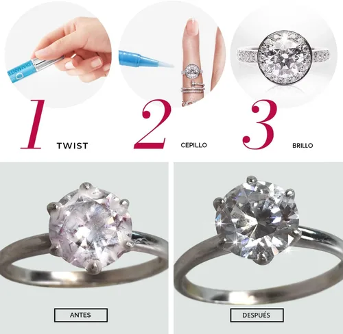 Vista 5 de Conocedores - Paquete de toallitas Diamond Dazzle Stik y joyas