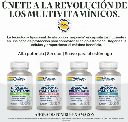 Vista 8 de SOLARAY Mega Vitamina B-Estrés, Complejo vitamínico B de liberación programada con 1000 mg de vitamina C para el estrés, la energía y el apoyo a