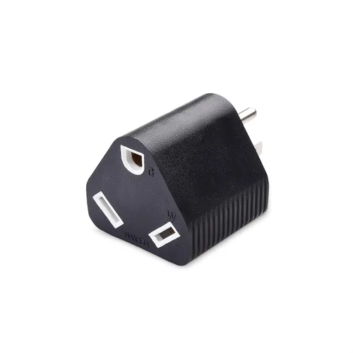 Vista 4 de Cable Matters Paquete de 2 adaptadores RV de 15 amperios a 3 clavijas de 30 amperios, enchufe RV de 15 A (NEMA 5-15P a TT-30R)