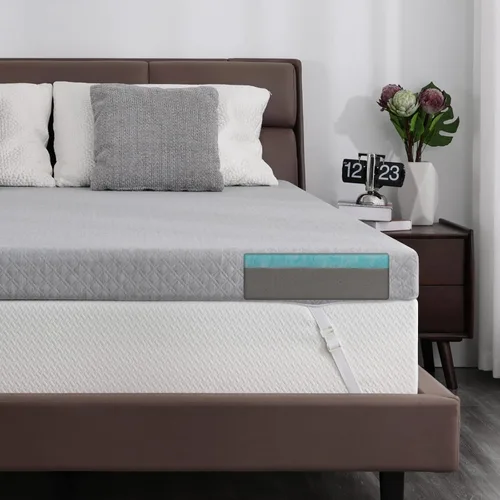 Vista 12 de WEUP Extra Firm Twin Mattress Topper, Bamboo Charcoal Infusion, Skin-Friendly, CertiPUR-US Certified - 2-Layer Support Topper (3-4" Thick)