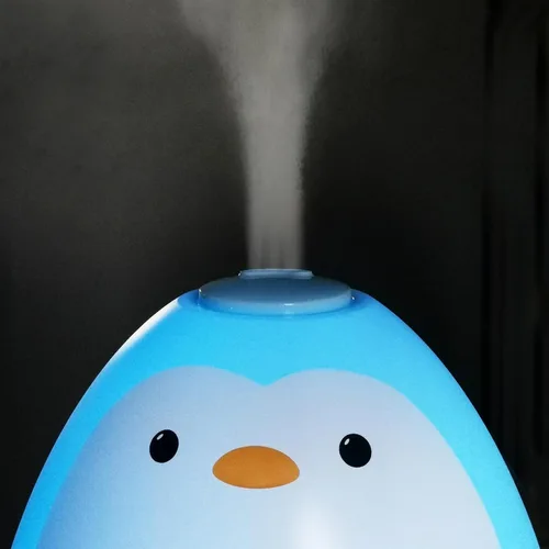 Vista 7 de Earnest Living Humidificador de niebla fría 3 en 1 para bebé con difusor de aceite esencial + luz nocturna, humidificador sin bisfenol A sin