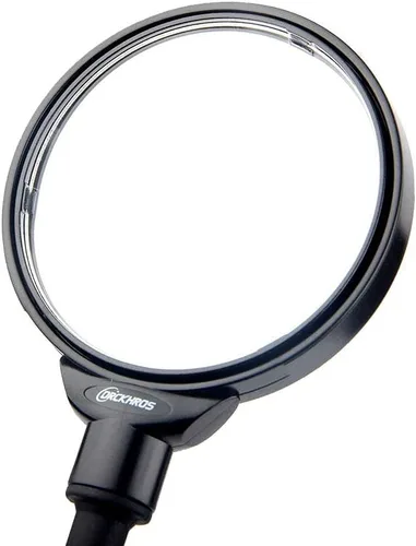 Vista 6 de Espejo para bicicleta giratorio y ajustable con lente de gran angular, espejo convexo retrovisor inastillable universal para bicicleta