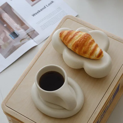 Vista 7 de WENSHUO Cube Cloud - Bandeja para joyas, plato para baratijas, crema mate