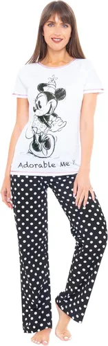 Vista 2 de Disney Pijamas para mujer Conjunto de pijama de Minnie Mouse Pijamas de algodón para mujer