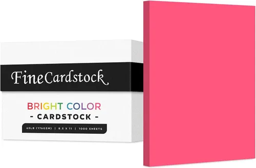 Vista 2 de Papel de alta calidad para tarjetas de colores, caja de 1000 hojas, cartulina de peso medio de 65 libras, perfecta para suministros escolares, artes