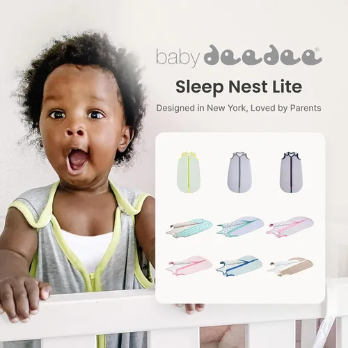 Vista 9 de rodar de bebé Deedee Sleep Lite bebé Saco de dormir, Azul