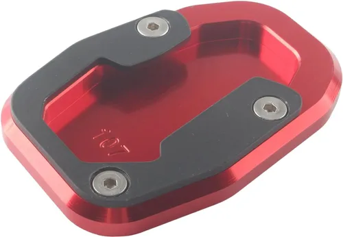 Vista 5 de Soporte lateral antideslizante para ampliar almohadilla para DUCATI DESERT X 2022-2023 Rojo