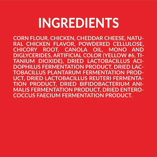 Vista 8 de Pup Corn Plus - Golosinas para perros infladas con prebióticos y probióticos - Pollo y queso cheddar (24 onzas) - Fabricado en Estados Unidos