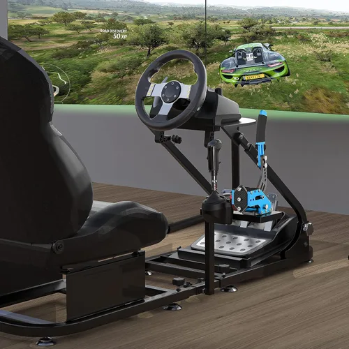 Vista 7 de 64 Bit USB Handbrake, Upgraded PC Sim Racing Games Handbrake for Logitech G25 G27 G29 G920 G923 Thrustmaster T500 T300, with Hall Sensor, with Clamp