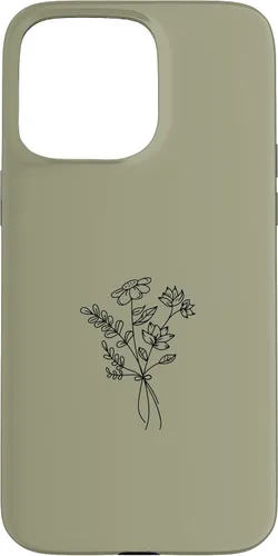 Vista 28 de Funda para iPhone 16 Wildlfower Floral Flower Khaki