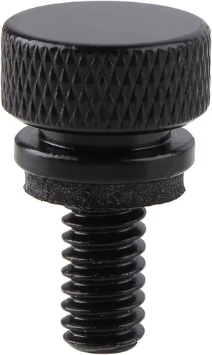 Vista 2 de Perno de asiento de acero inoxidable Tornillo de montaje trasero negro compatible con Harley Davidson 1996-2024, 2