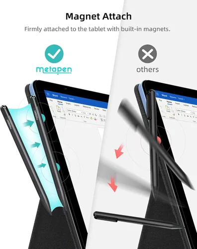 Vista 7 de Metapen Lápiz Stylus M1 para Microsoft Surface (Vida de Batería de 75 Días, Escritura Suave), Compatible con Surface Pro 11/10/X/9/8/7/6/5/4/3/Book
