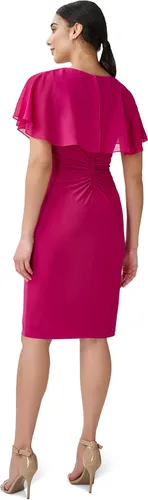 Vista 2 de Adrianna Papell Vestido de punto y gasa para mujer