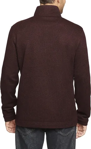 Vista 12 de Van Heusen Flex de manga larga 1/4 cremallera suave suéter polar para hombre (descontinuado)