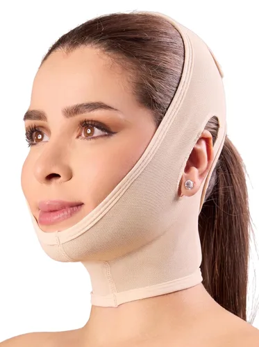 Vista 2 de Shape Concept 301 - Correa de mentón, banda de soporte, cuello y cara, alta compresión Vendaje cervical, post cirugía, lifting facial recuperación