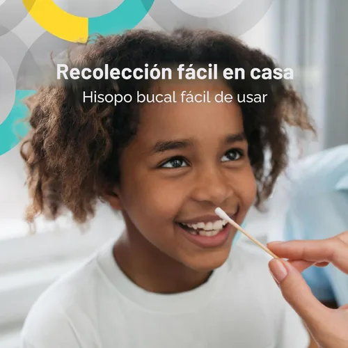 Vista 2 de HomePaternity Prueba de ADN para Determinar la Paternidad para Niño y Padre, Devolución por USPS, Confianza de Más del 99.99%, Todos los Gastos