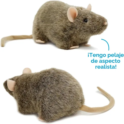 Vista 4 de TigerHart Reuben La Rata - Peluche de ratón de 7 pulgadas
