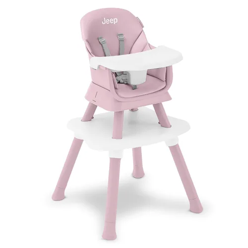 Vista 9 de Jeep Milestone 6-in-1 Convertible High Chair by Delta Children, Black