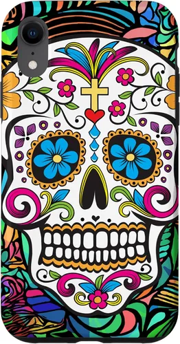 Vista 23 de Funda para iPhone 11 Pro Max Day of the Dead Sugar Skull