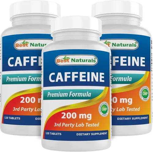 Vista 8 de Best Naturals Píldoras de cafeína de 200 mg, 120