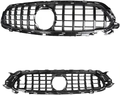 Vista 3 de Para Mercedez Benz Clase E W213 GT Style Parrilla Parachoques Delantero Parrilla E300 E450 2021-2023