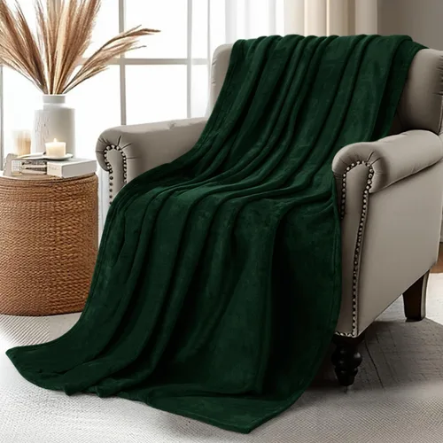 Vista 45 de Utopia Bedding Manta de forro polar negro, tamaño individual, ligera, mullida, suave, antiestática de microfibra (60 x 80 pulgadas)