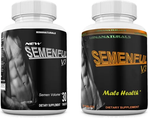 Vista 9 de Volumizador de semen SEMENFUL-V3. Potenciador de clímax para hombres y mujeres. Mejora el volumen de semen. Ayuda a aumentar el volumen de esperma