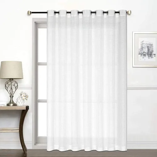 Vista 27 de Everyday Celebration Cortinas de ventana 100% opacas para puerta corrediza de ventana, cortinas opacas con forro térmico, cortinas con ojales