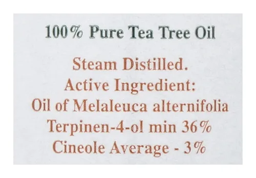 Vista 3 de Tea Tree Therapy Aceite de árbol de té australiano 100% puro, botella de 2 onzas