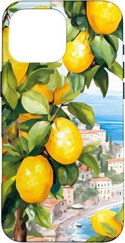 Vista 19 de iPhone 16 Costa de Amalfi con limones de Amalfi del Mar Mediterráneo