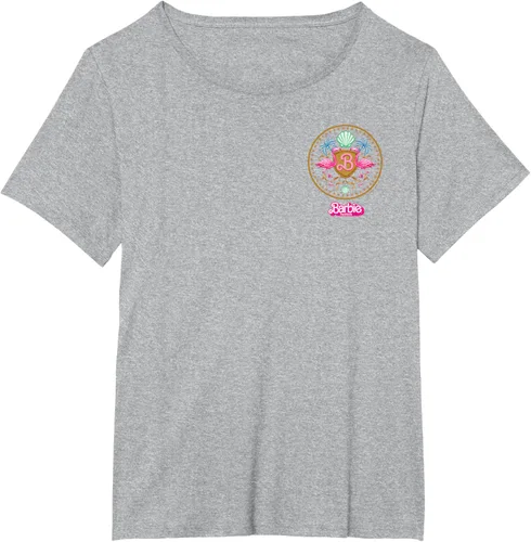 Vista 19 de Barbie The Movie - Camiseta Flamingo Crest Negro