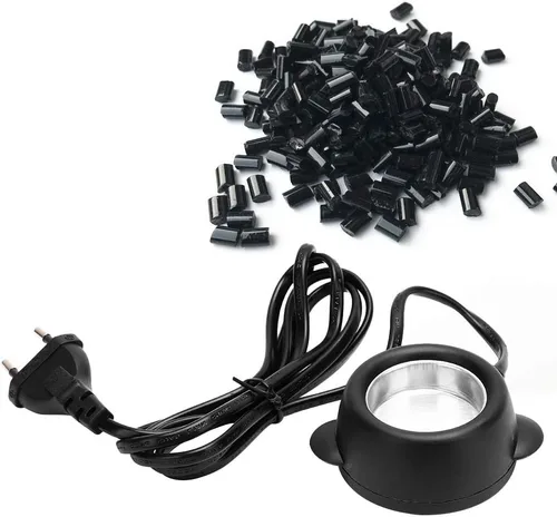 Vista 7 de Pegamento Melting Pot Mini Temperatura Constante Extensiones de Cabello Pegamento Ollas de fusión Peluca Estufa de fusión Olla Caliente