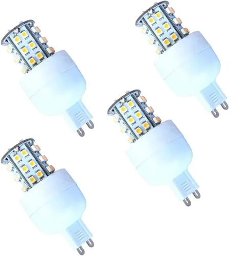 Vista 8 de HQRP Regulable G9 36 LED SMD3528 120V AC Bombilla LED Blanco Cálido para Lámparas de Pared, Candelabros, Lámparas de Techo, Luces de Pasillo