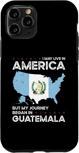 Vista 47 de Funda para iPhone 17, diseño de patriota guatemalteco estadounidense