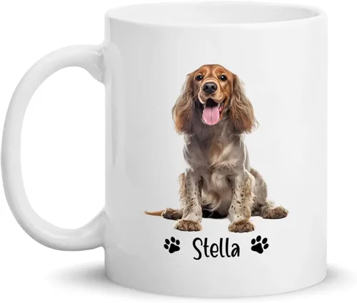 Vista 42 de Taza de café personalizada Golden Retriever con nombre para mamá o papá del perro, regalo personalizado para los amantes de los perros, taza de Taza