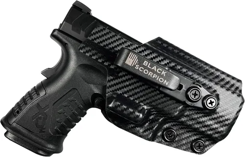 Vista 8 de Dentro de la funda para cinturón de cintura, se adapta a Springfield XD-M Elite de 3.8 pulgadas