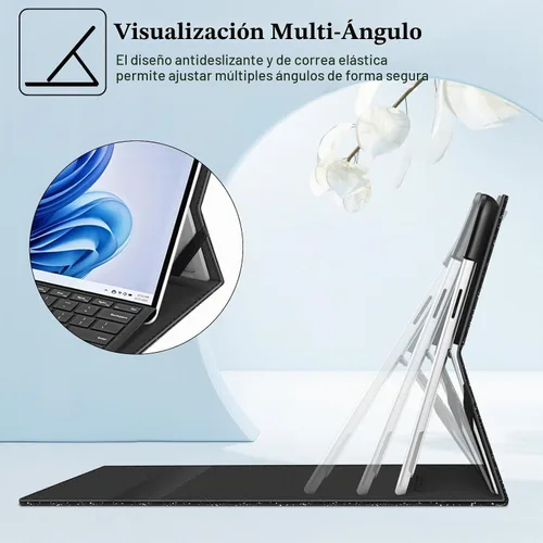 Vista 3 de Fintie Funda tipo cartera para Microsoft Surface Pro 12th (2026) de 13