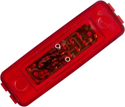 Vista 4 de RoadPro RP-1274R Luz LED sellada roja de 3.75" x 1.25