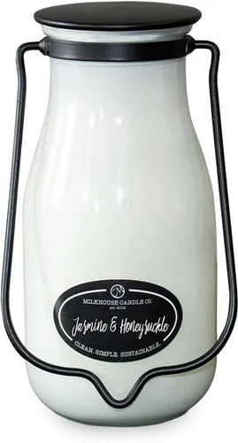 Vista 10 de Milkhouse Candle Company, Colección Creamery Glow - Vela perfumada de soja: Vela de lechera, Barn Dance, 14 oz