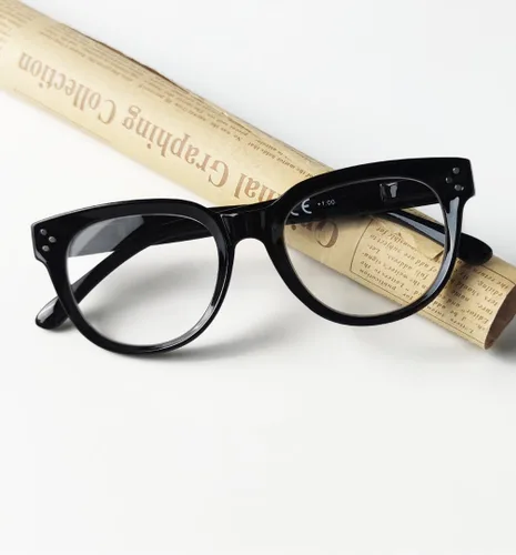 Vista 2 de Eyekepper Gafas de lectura gruesas y resistentes con 4 embalajes para mujer Ladies Magnifying Glass, Women's Stylish Reader Eyeglasses
