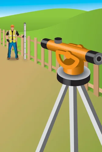 Vista 6 de Johnson Level & Tool 40-6910 22X Nivel de tránsito para constructores, naranja, 1 nivel